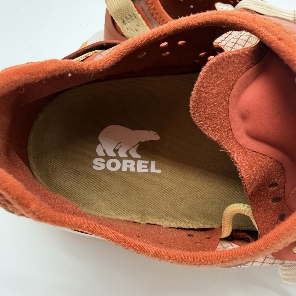 Sorel Shoes Women's Red 9 Kinetic Breakthru Tech Lace Up Trail Sneaker Running - Picture 7 of 9